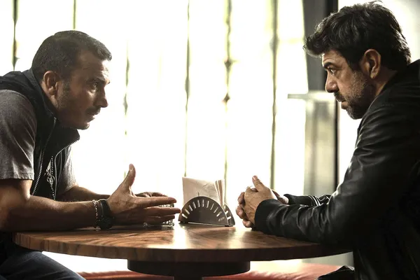 Pierfrancesco Favino and Francesco Di Leva in The Last Night Of Amore
