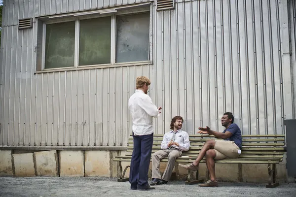 Daniel Webber, Daniel Radcliffe and Francis Annan