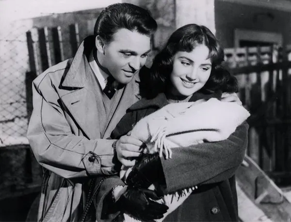 Franco Fabrizi with Leonora Ruffo in I Vitelloni