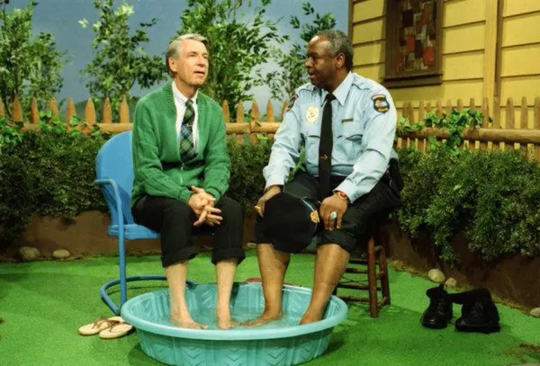 Fred Rogers and François Clemmons