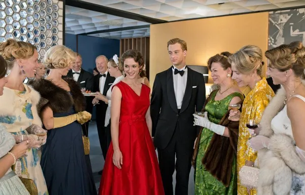 Friederike Becht and Alexander Fehling