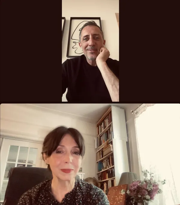 Gad Elmaleh and Anne-Katrin Titze
