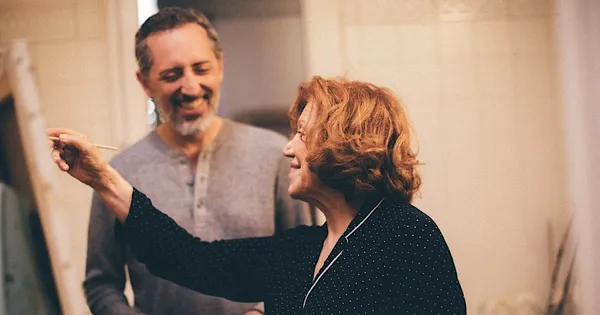 Gad Elmaleh and Régine Elmaleh