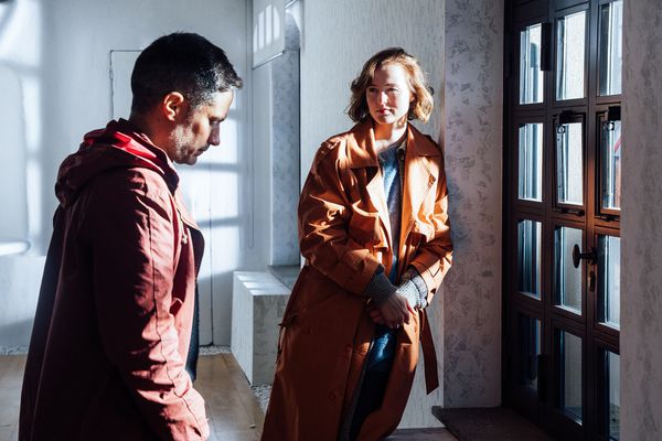 Sal (Gael García Bernal) with Zoe/Ava (Renate Reinsve) in Piero Messina’s Another End