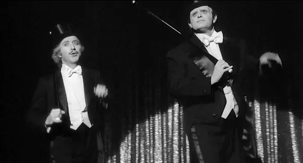 Gene Wilder and Peter Boyle in Young Frankenstein