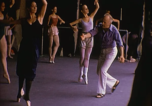 George Balanchine teaching