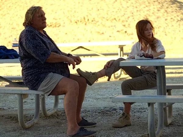 Isabelle Huppert and Gérard Depardieu in Valley Of Love 2