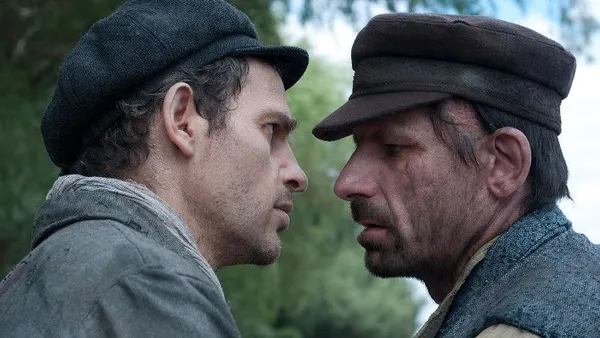 Géza Röhrig and Márton Ágh in Son Of Saul
