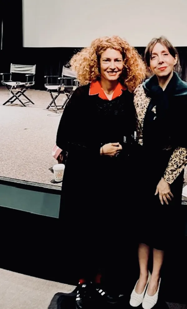 Ginevra Elkann with Anne-Katrin Titze