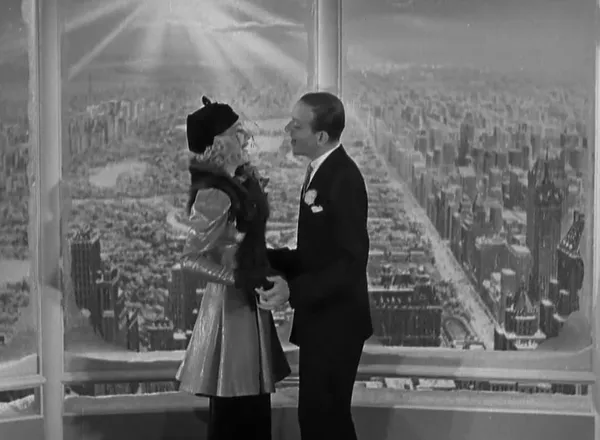 Ginger Rogers with Fred Astaire in Swing Time