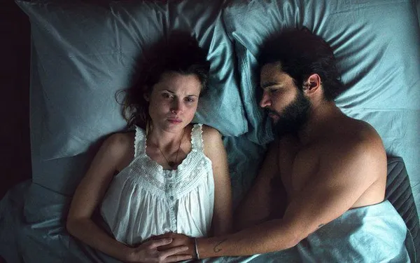 Gitte Witt and Christopher Abbott