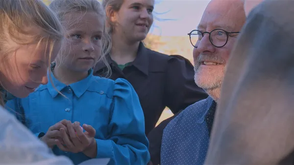 Glenn Meehan with children