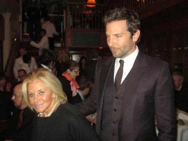 Bradley Cooper with Gloria Campano