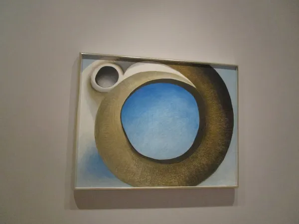 Goat's Horns With Blue by Georgia O'Keeffe