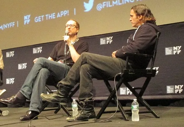 Joaquin Phoenix and James Gray