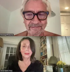Griffin Dunne with Anne-Katrin Titze on his uncle John Gregory Dunne: “I always made him laugh from a very early age”
