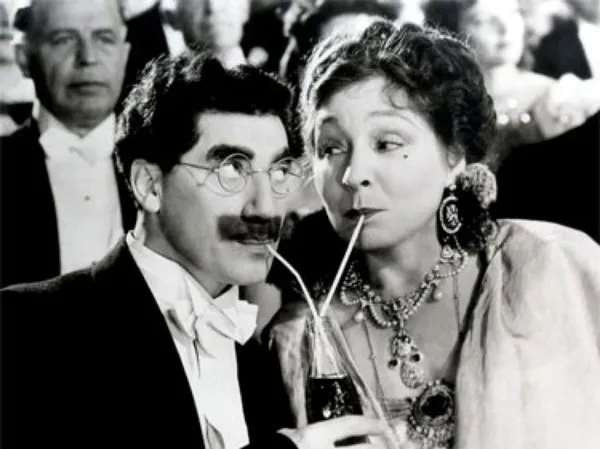 Groucho Marx with Margaret Dumont