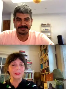 Guto Parente with Anne-Katrin Titze: “I love Kafka literature, so there’s a lot of influence.”