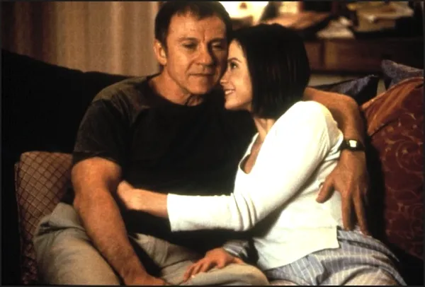 Harvey Keitel and Mira Sorvino