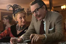 Helen Mirren is Hedda Hopper with Dalton Trumbo (Cranston)