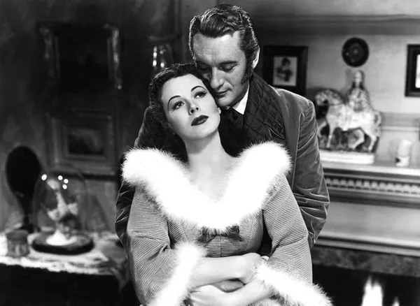 Hedy Lamarr with George Sanders in The Strange Woman