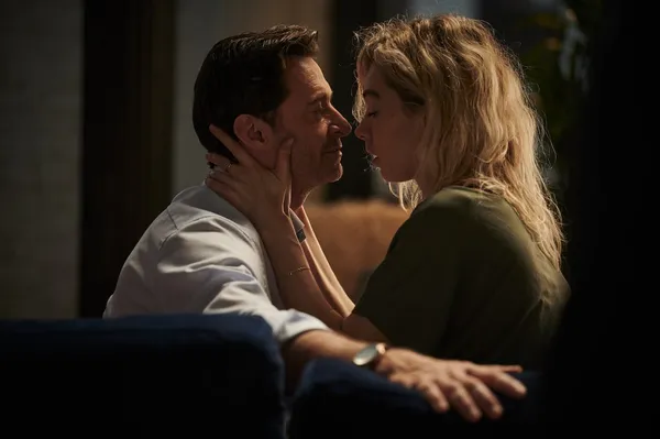 Hugh Jackman and Vanessa Kirby in The Son