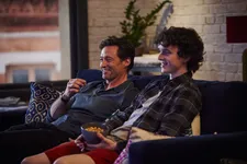 Peter (Hugh Jackman) with his son Nicholas (Zen McGrath)