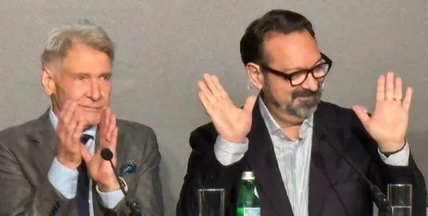 Harrison Ford and James Mangold