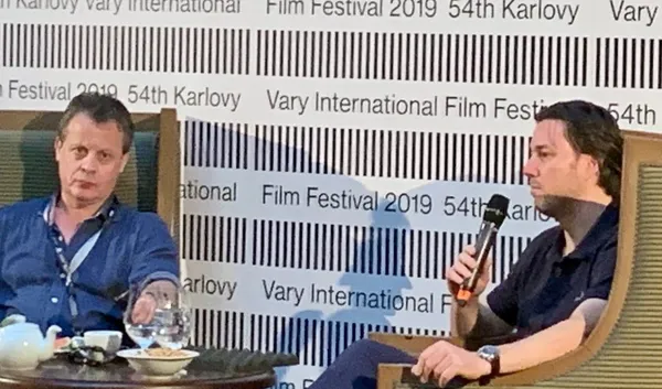 Michael Gubbin and Dylan Leiner in Karlovy Vary