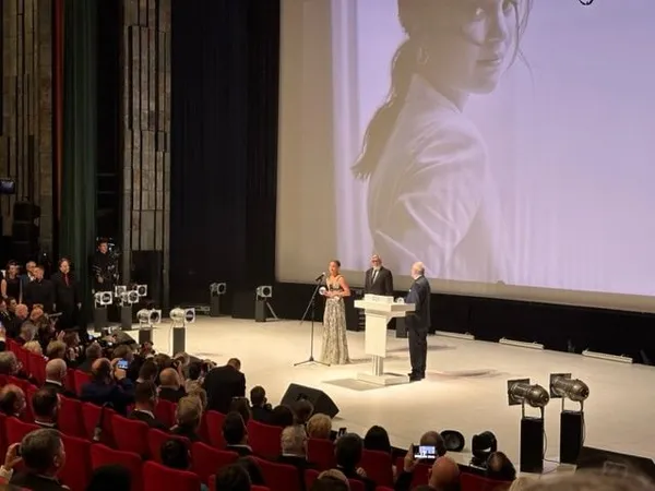 Alicia Vikander receives Crystal Globe