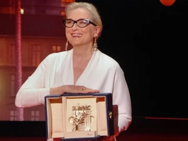 Meryl Streep with her Honorary Palme d'Or