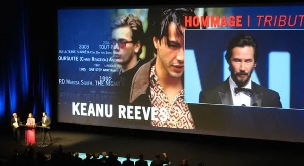 Deauville tribute to Keanu Reeves