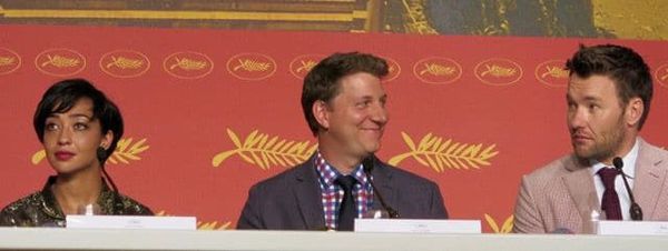 Loving team in Cannes, from left, Ruth Negga, Jeff Nichols and Joel Edgerton