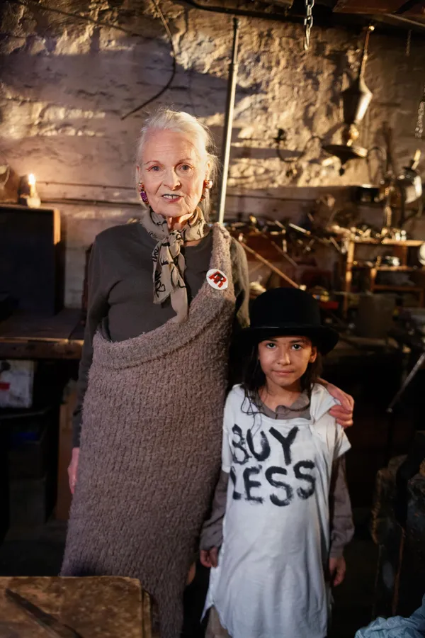 Vivienne Westwood and friend in Wake Up Punk