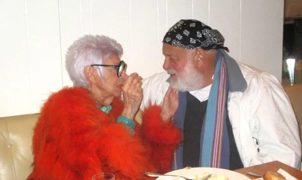 Iris Apfel and Bruce Weber