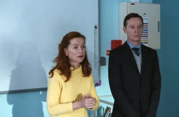 Isabelle Huppert and Guillaume Verdier