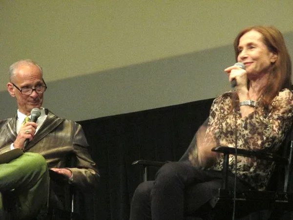 John Waters and Isabelle Huppert 2