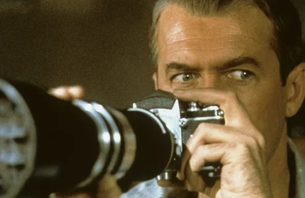 James Stewart in Rear Window