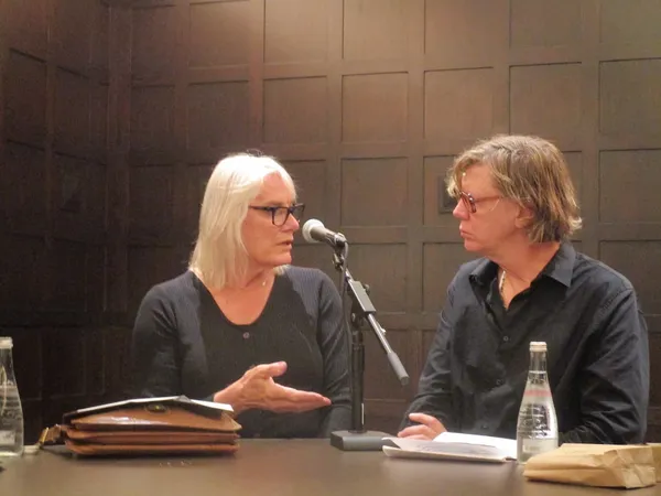 Jamie Nares with Thurston Moore