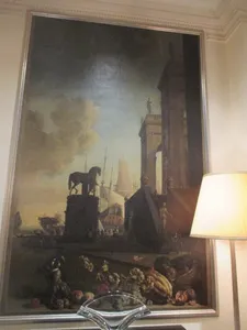 Matthew Miele on the Jan Weenix paintings in The Carlyle lobby: "You sit right next to them!"