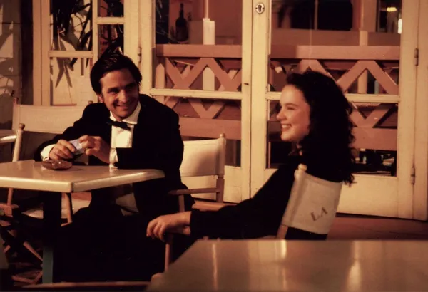Jean-Pierre Léaud and Delphine Zentout in 36 Fillette