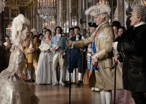 Maïwenn and Johnny Depp in Jeanne Du Barry