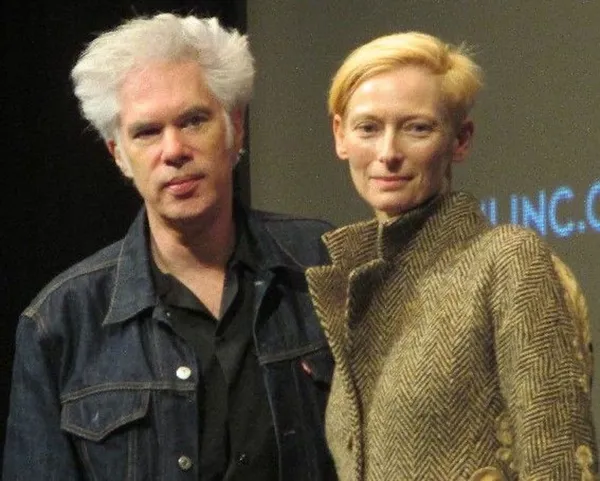 Jim Jarmusch with Tilda Swinton