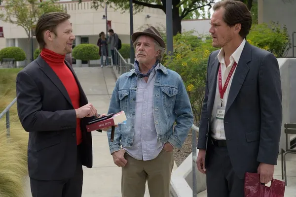 Jimmi Simpson, Don Johnson and Michael Shannon in A Little White Lie