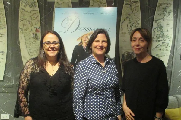 Jocelyn Moorhouse with Sue Maslin and Anne-Katrin Titze, on Grey Gardens: "Definitely. I was inspired by that."
