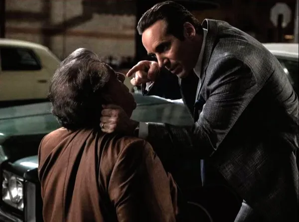 Alessandro Nivola and Joey Diaz in The Many Saints Of Newark