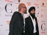 
                                Johan Lindeberg and Waris Ahluwalia - photo by Anne-Katrin Titze