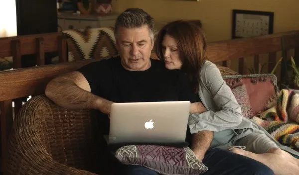 Alec Baldwin and Julianne Moore