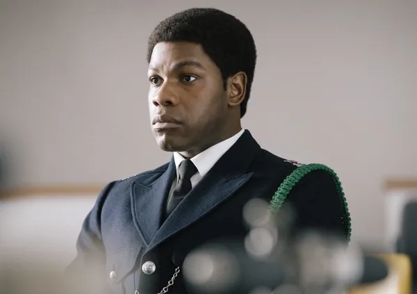 John Boyega in Red White and Blue