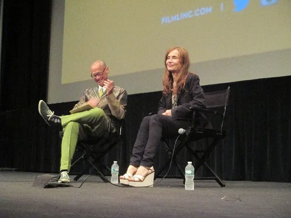 John Waters and Isabelle Huppert 3